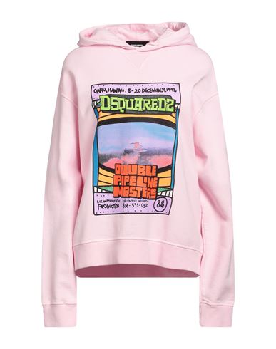 Dsquared2 Woman Sweatshirt Pink Size M Cotton