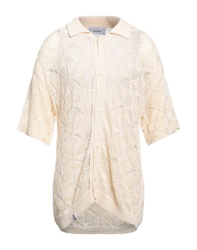 Shop Bonsai Man Shirt Ivory Size Xl Cotton, Viscose, Polyamide In White