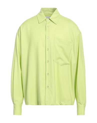 Bonsai Man Shirt Green Size M Virgin Wool, Elastane