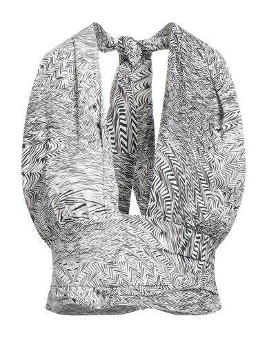 Federica Tosi Woman Top White Size 2 Cotton In White