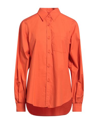 Odeeh Woman Shirt Orange Size 12 Cotton