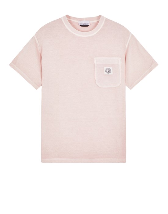 Stone Island Short Sleeve T-shirt Pink Cotton