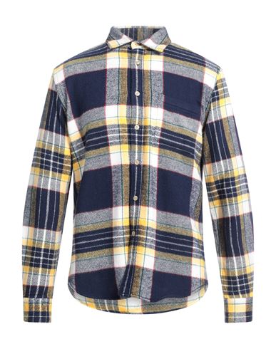 Shop Portuguese Flannel Man Shirt Navy Blue Size M Cotton