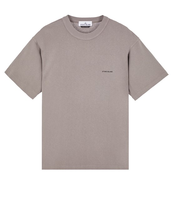 Stone Island Short Sleeve T-shirt Grey Cotton