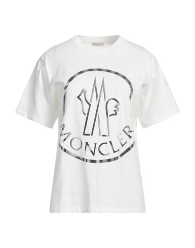 Moncler Woman T-shirt White Size Xs Cotton