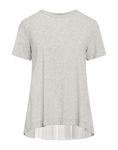Antonelli Woman T-shirt Grey Size 6 Cotton, Elastane