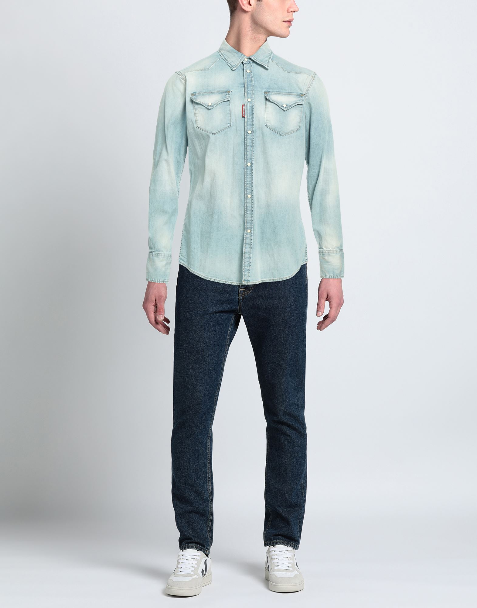  Dsquared2 - Camisetas Y Tops - Camisas Vaqueras - On Yoox.com 