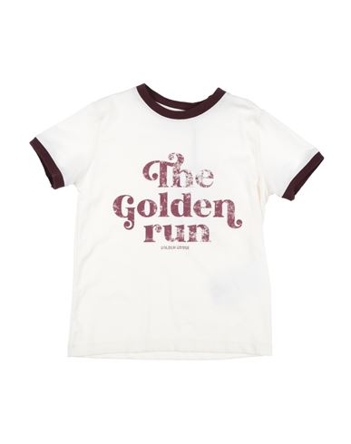 Golden Goose Babies'  Toddler Boy T-shirt Cream Size 6 Cotton, Elastane In White