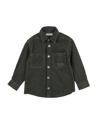 Golden Goose Babies'  Toddler Boy Shirt Military Green Size 4 Cotton, Elastane, Polyester