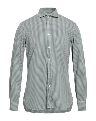 Boglioli Man Shirt Grey Size 15 ¾ Cotton