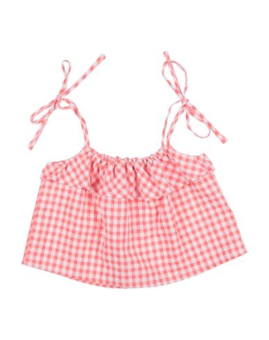 Lalalù Toddler Girl Top Salmon Pink Size 6 Cotton, Polyester In Pink