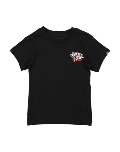 Vans Babies'  Hole Shot Ss Toddler Boy T-shirt Black Size 5 Cotton