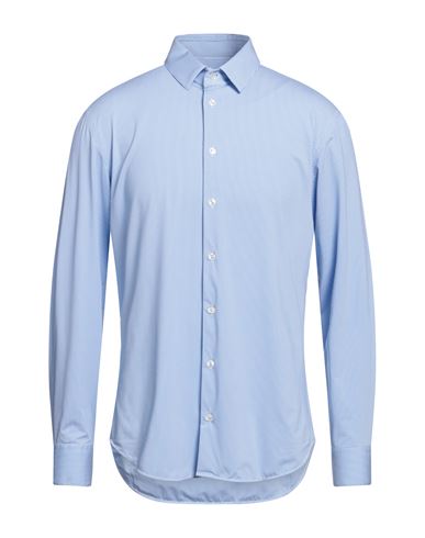 Giorgio Armani Man Shirt Blue Size 16 ½ Polyamide, Elastane