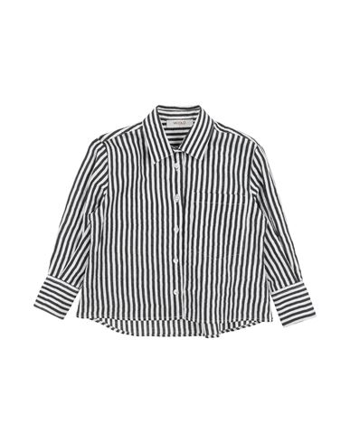 Shop Vicolo Toddler Girl Shirt Black Size 6 Linen, Cotton, Polyester