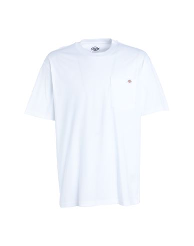 Dickies Luray Pocket Tee Ss Man T-shirt White Size Xl Cotton