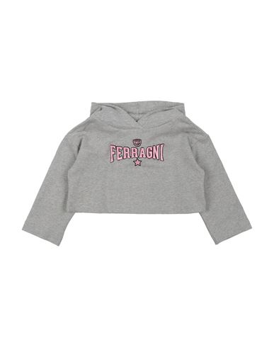 Shop Chiara Ferragni Toddler Girl Sweatshirt Light Grey Size 6 Cotton, Elastane
