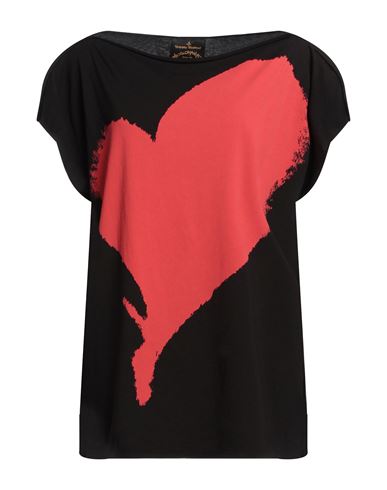 Shop Vivienne Westwood Anglomania Woman T-shirt Black Size 4 Cotton