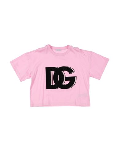 Shop Dolce & Gabbana Toddler Girl T-shirt Pink Size 7 Cotton, Polyester, Viscose