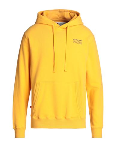 Pantone X Mc2 Saint Barth Tribeca P Man Sweatshirt Ocher Size L Cotton In Yellow