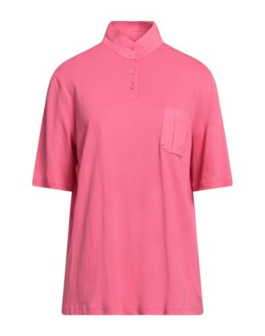 Gran Sasso Woman T-shirt Pink Size 12 Cotton, Elastane, Polyamide