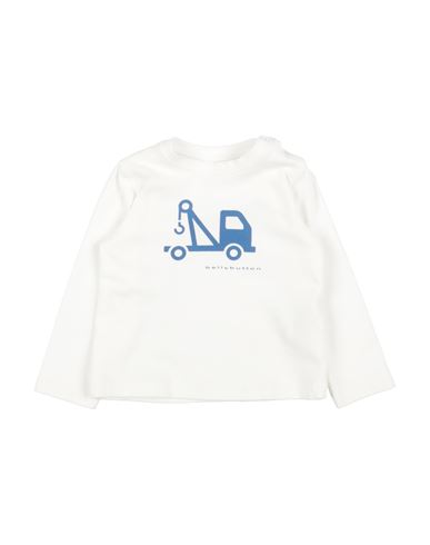 Shop Bellybutton Newborn Boy T-shirt White Size 3 Organic Cotton, Elastane