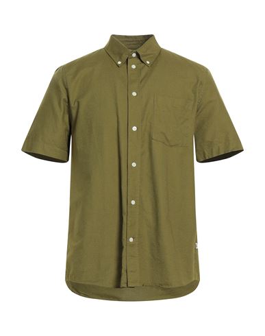Wood Wood Man Shirt Military Green Size Xxl Cotton