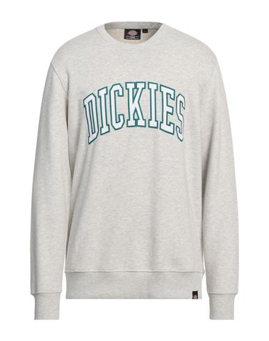 Dickies Man Sweatshirt Light Grey Size Xxl Cotton, Polyester