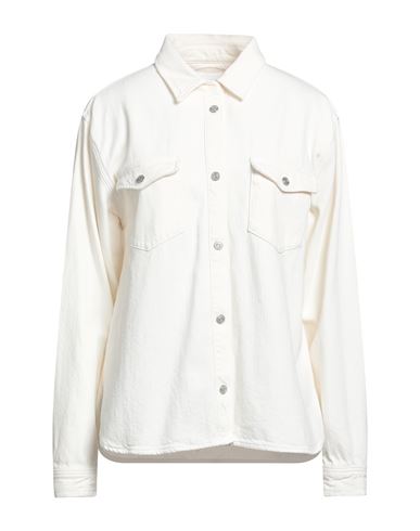 Shop Frame Woman Denim Shirt White Size S Cotton