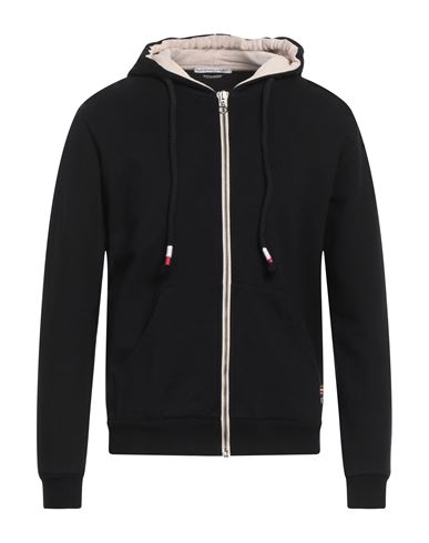 Shop Grey Daniele Alessandrini Man Sweatshirt Black Size Xxl Cotton