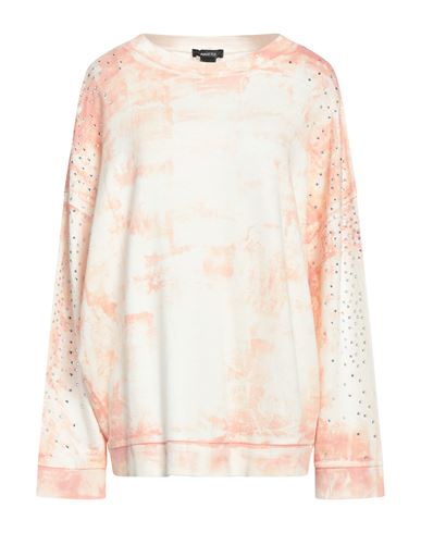Avant Toi Woman Sweatshirt Blush Size S Cotton, Linen, Elastane In Pink