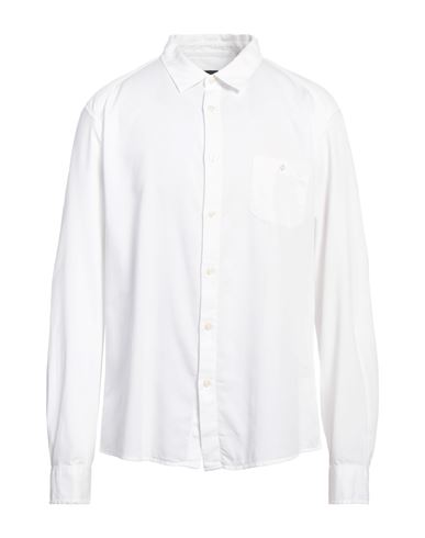 Shop Drykorn Man Shirt White Size Xl Lyocell, Cotton