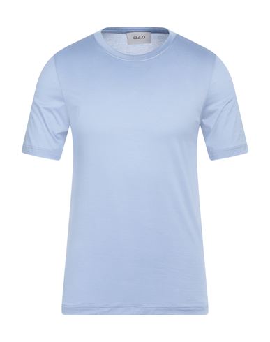 D4.0 Man T-shirt Light Blue Size 34 Cotton