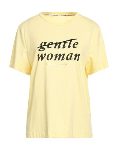 Simona Corsellini Woman T-shirt Yellow Size L Cotton