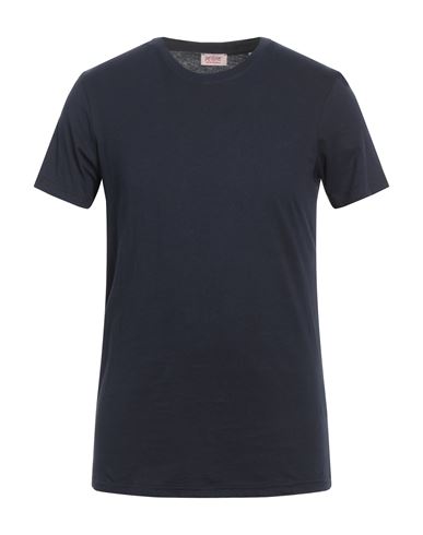 Shop Become Man T-shirt Navy Blue Size L Organic Cotton