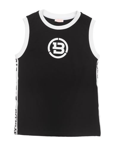 Shop Byblos Toddler Boy T-shirt Black Size 4 Cotton