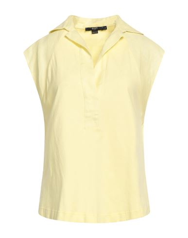 Seventy Sergio Tegon Woman Top Yellow Size Xs Cotton, Linen