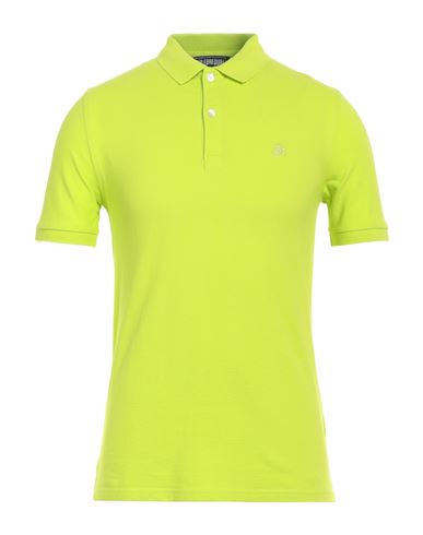 Vilebrequin Man Polo Shirt Acid Green Size S Cotton