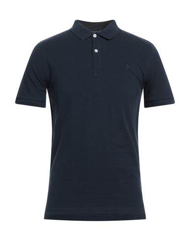 Vilebrequin Man Polo Shirt Navy Blue Size S Cotton