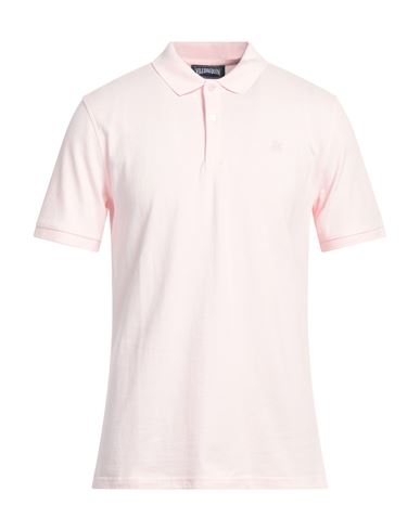 Vilebrequin Man Polo Shirt Light Pink Size Xl Cotton