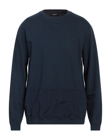 Dondup Man Sweatshirt Navy Blue Size L Cotton