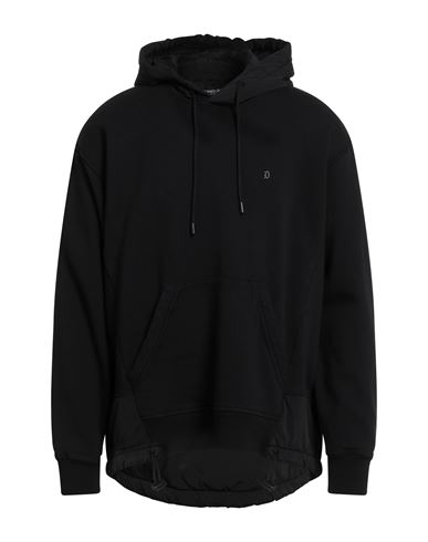 Dondup Man Sweatshirt Black Size L Cotton, Polyamide, Elastane In Black