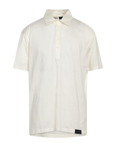 Low Brand Man Polo Shirt Ivory Size 5 Cotton In White