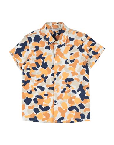 Shop Manuel Ritz Toddler Boy Shirt Orange Size 4 Cotton