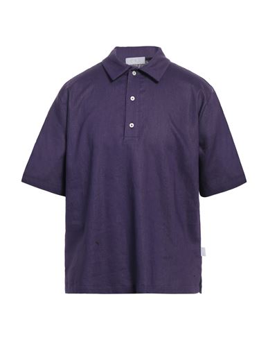 C.9.3 Man Shirt Purple Size Xxl Linen