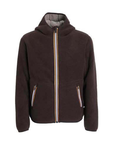 K-way Jack Sherpa Polar Double Man Sweatshirt Cocoa Size Xl Polyester In Brown