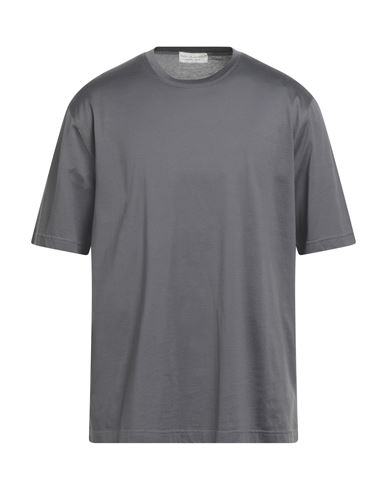Filippo De Laurentiis Man T-shirt Grey Size 46 Cotton In Gray