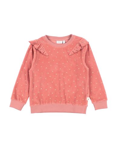 Name It® Name It Toddler Girl Sweatshirt Antique Rose Size 7 Organic Cotton, Polyester In Pink