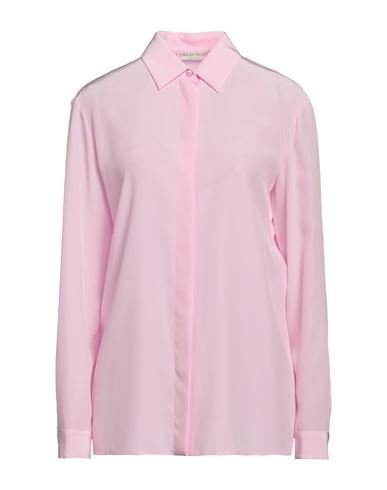 Emilio Pucci Woman Shirt Pink Size 8 Silk