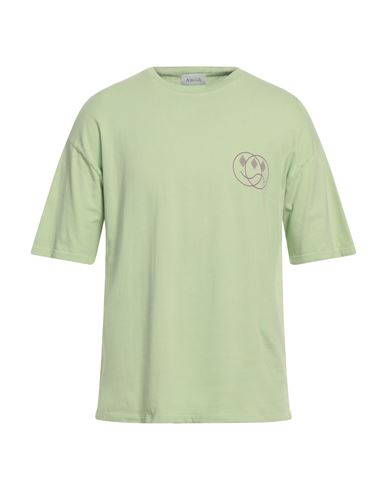 Amish Man T-shirt Light Green Size Xl Cotton