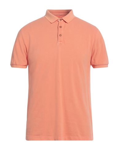 At.p.co At. P.co Man Polo Shirt Salmon Pink Size Xl Cotton